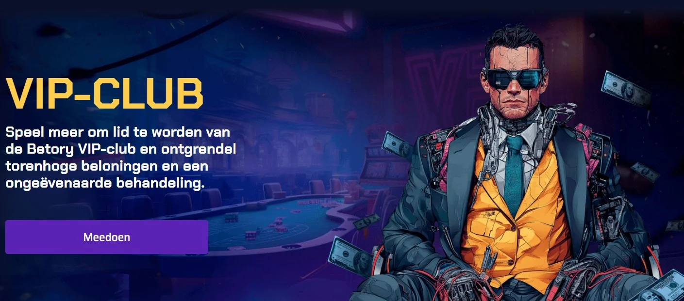 Betory Casino Programma loyaliteit/VIP